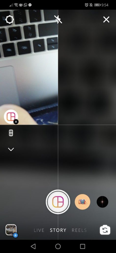 How to Layer Multiple Pictures on One Instagram Story picture photo